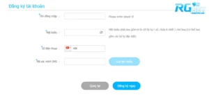 Khi đăng ký và đăng nhập RGbet cần lưu ý gì ?