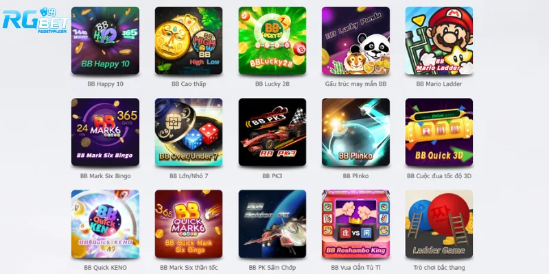 Những trò chơi lô đề hot bậc nhất tại Rgbet